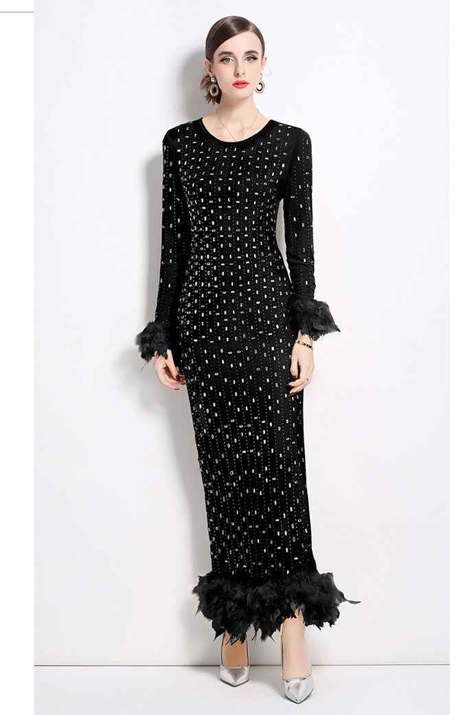 WOMEN FASHION MAXI PARTY DRESS