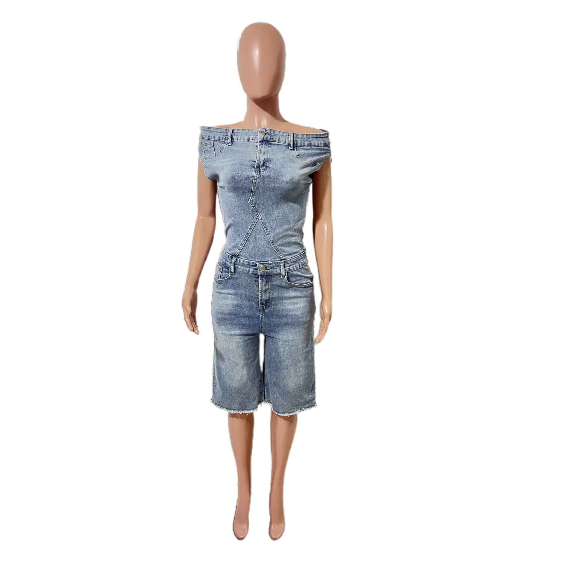 COMBINAISON EN JEAN MODE FEMME