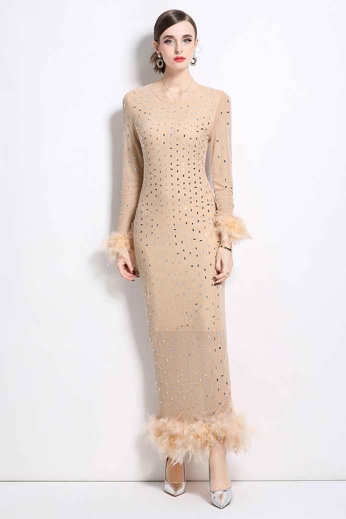 WOMEN FASHION MAXI PARTY DRESS