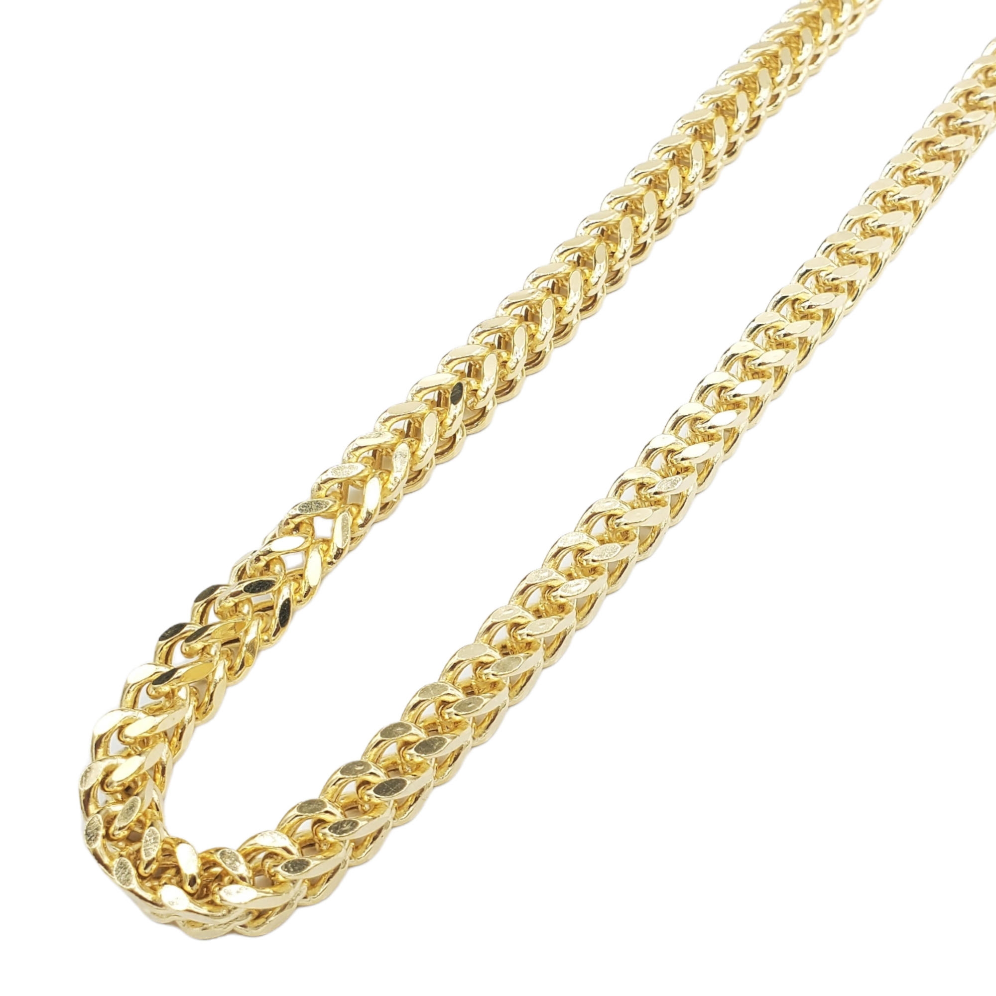 10K Gold- Hollow Franco Chain - Lolomo!