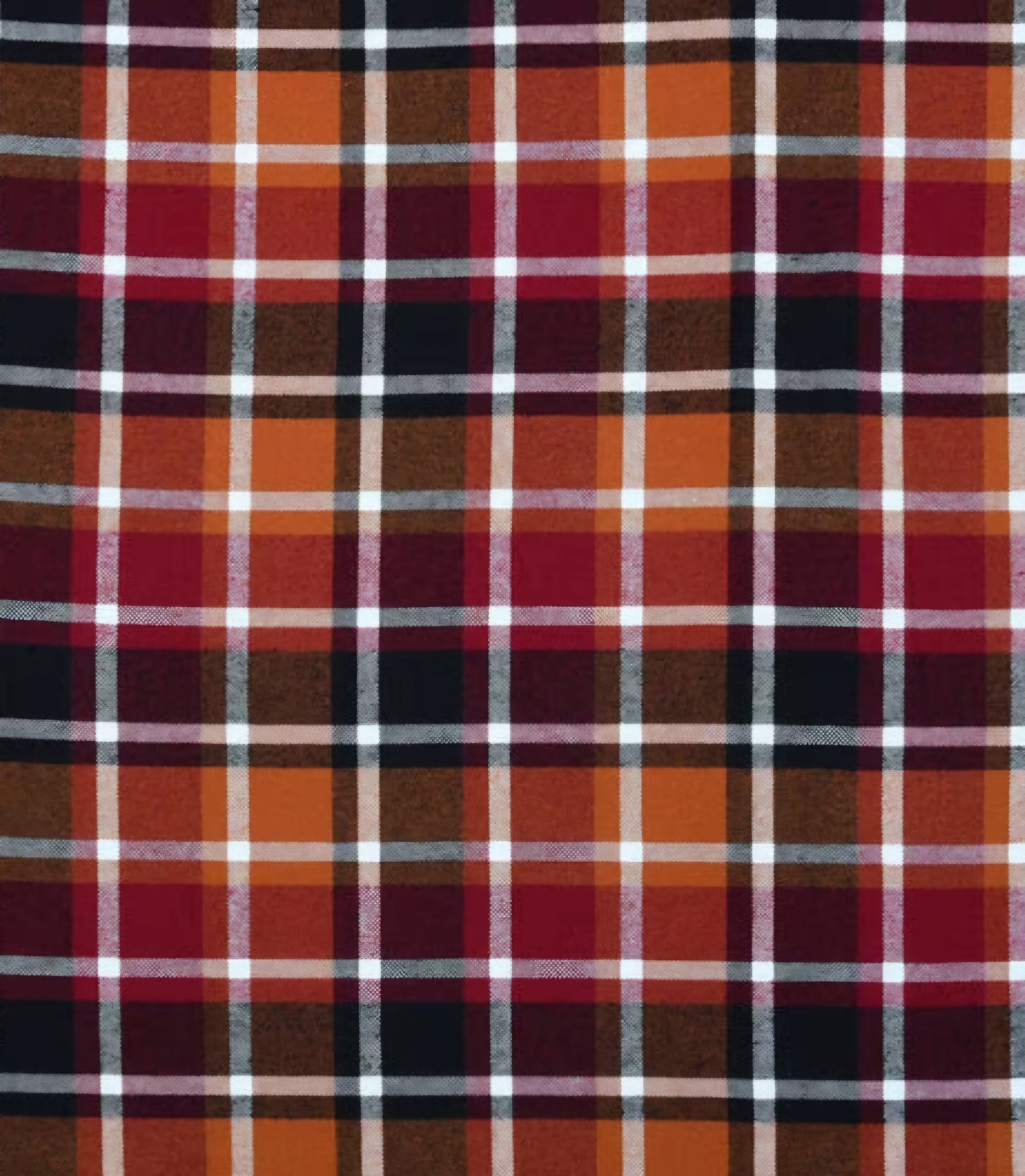 Black Burgandy and Gold Check Paid Flannel
