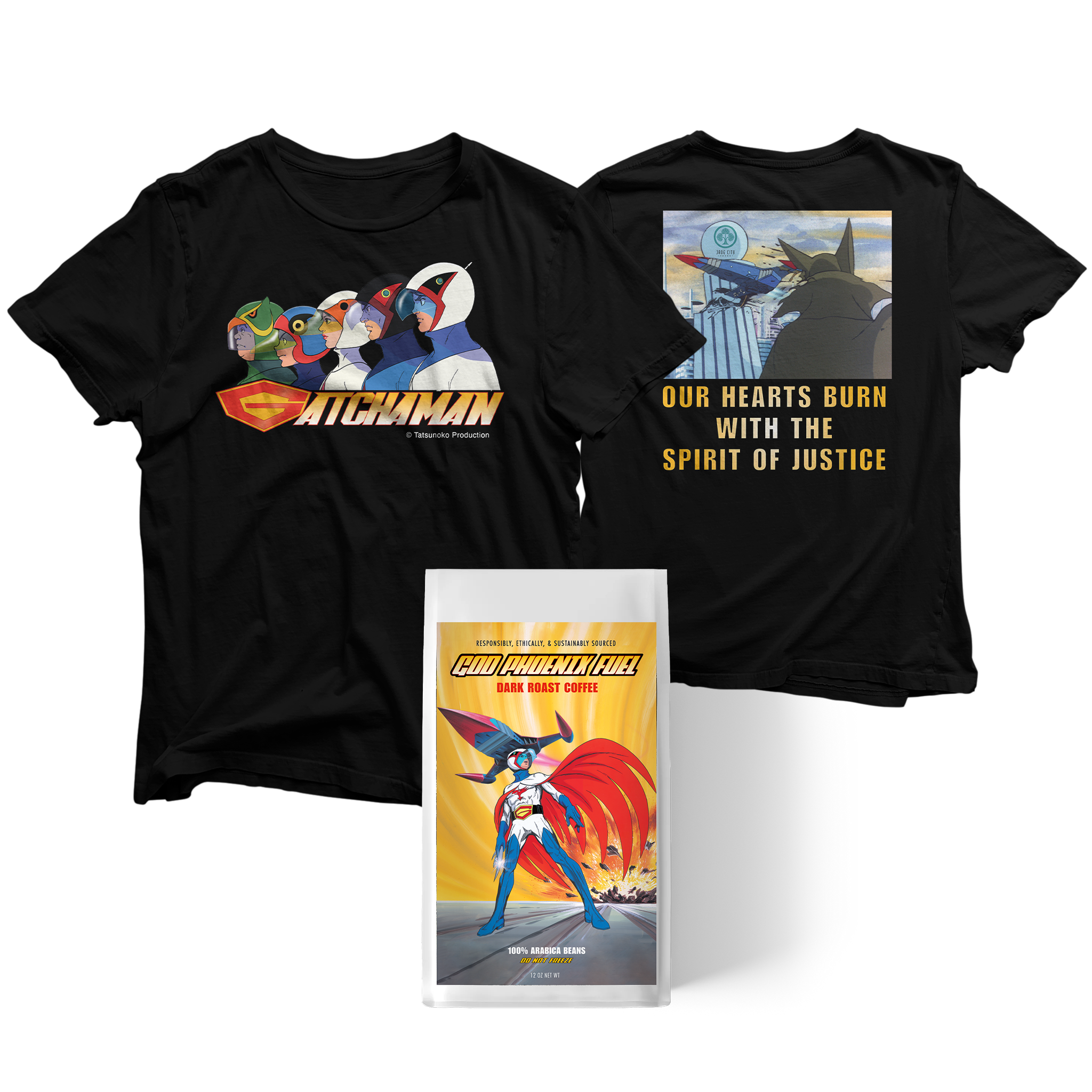Combo de café y té Gatchaman