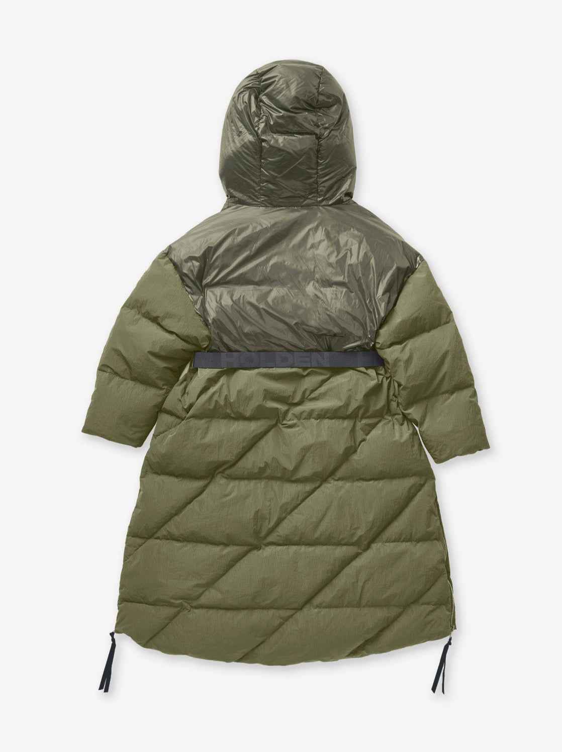 Long Down Puffer - Stone Green