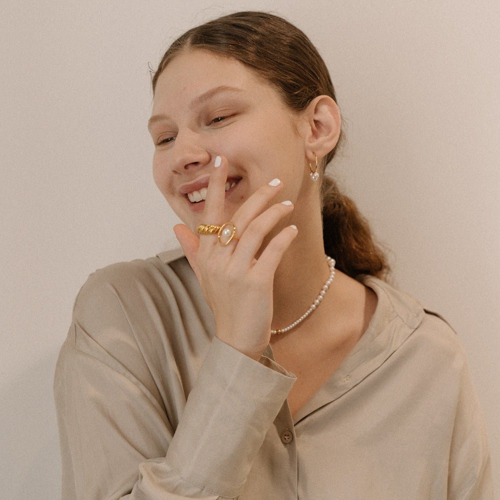 ALISSE 18K GOLD PLATED RING - Lolomo!