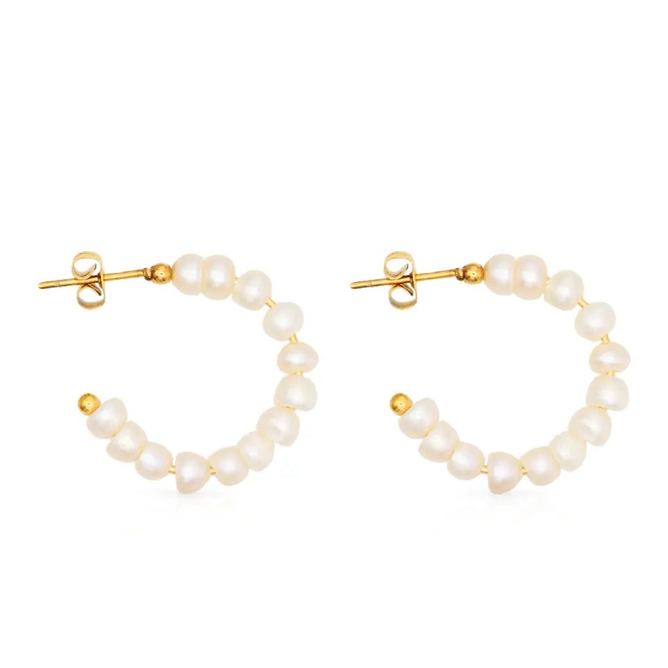 Anette Christian Gold Earrings - Lolomo!