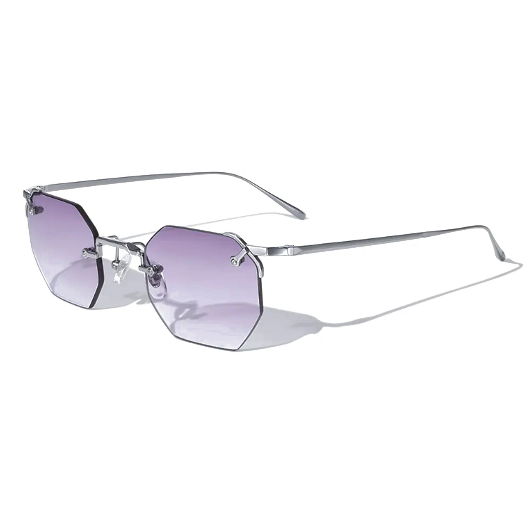 A.M. Metal Hexagon Sunglasses - Lolomo!