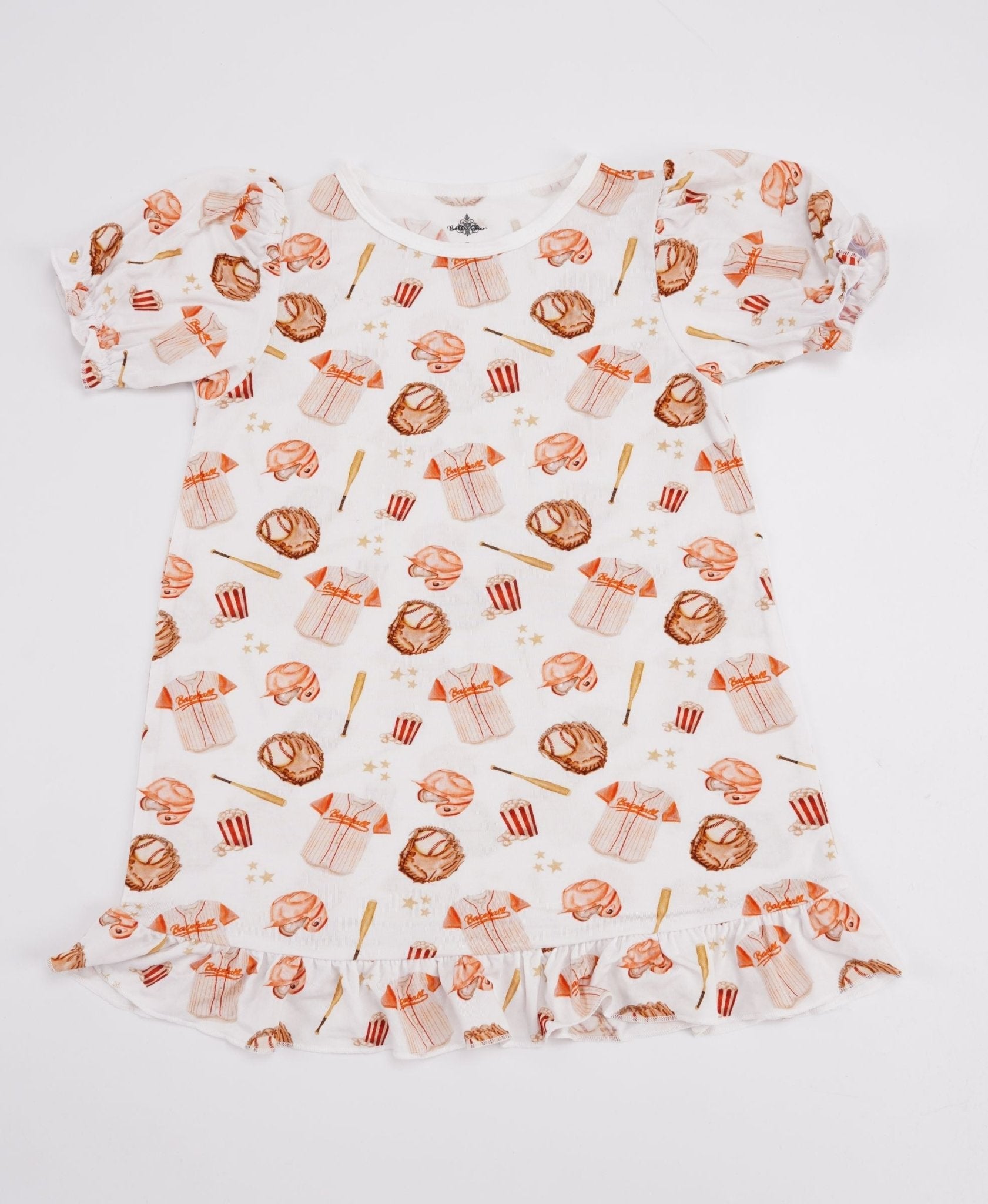 Baseball Bamboo Play Dress - Lolomo!