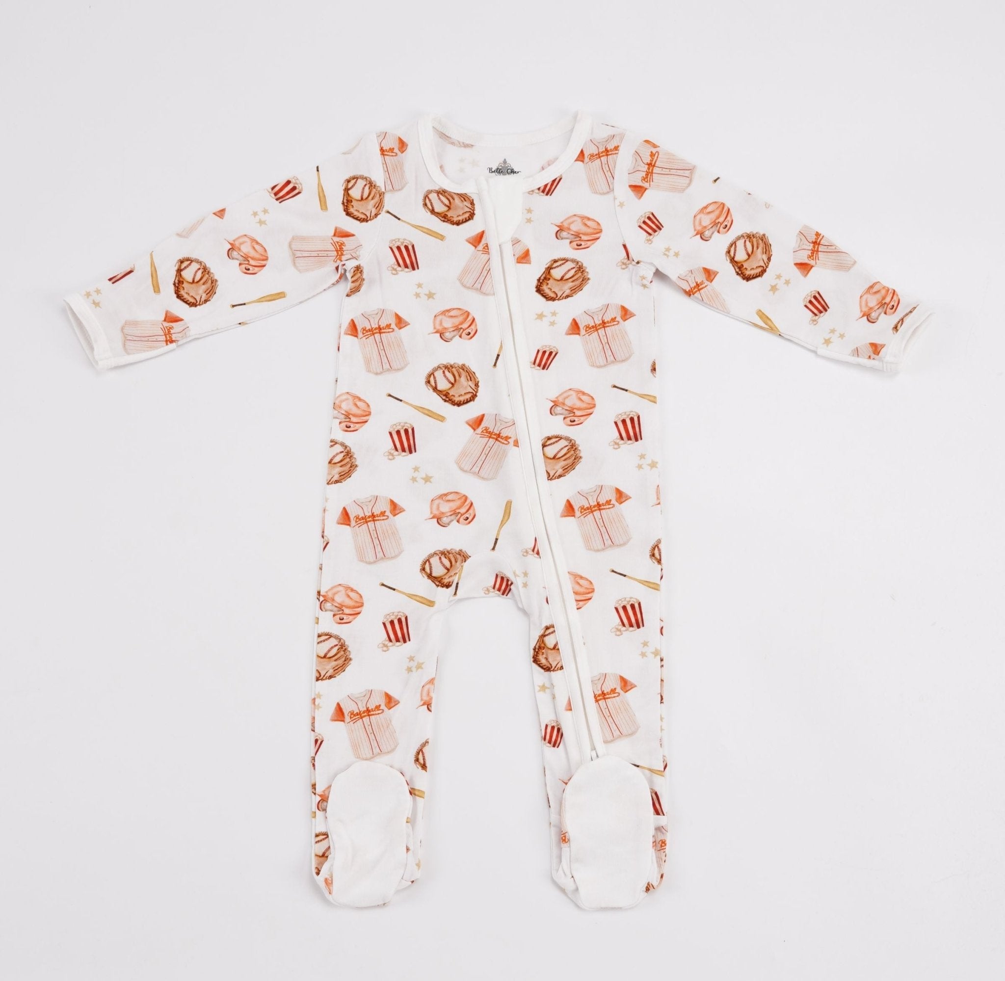 Baseball Bamboo Romper - Lolomo!