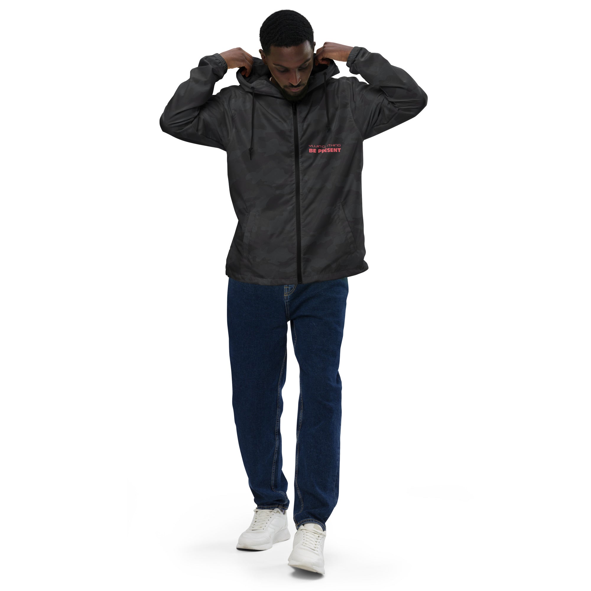 Be Present Windbreaker - Lolomo!
