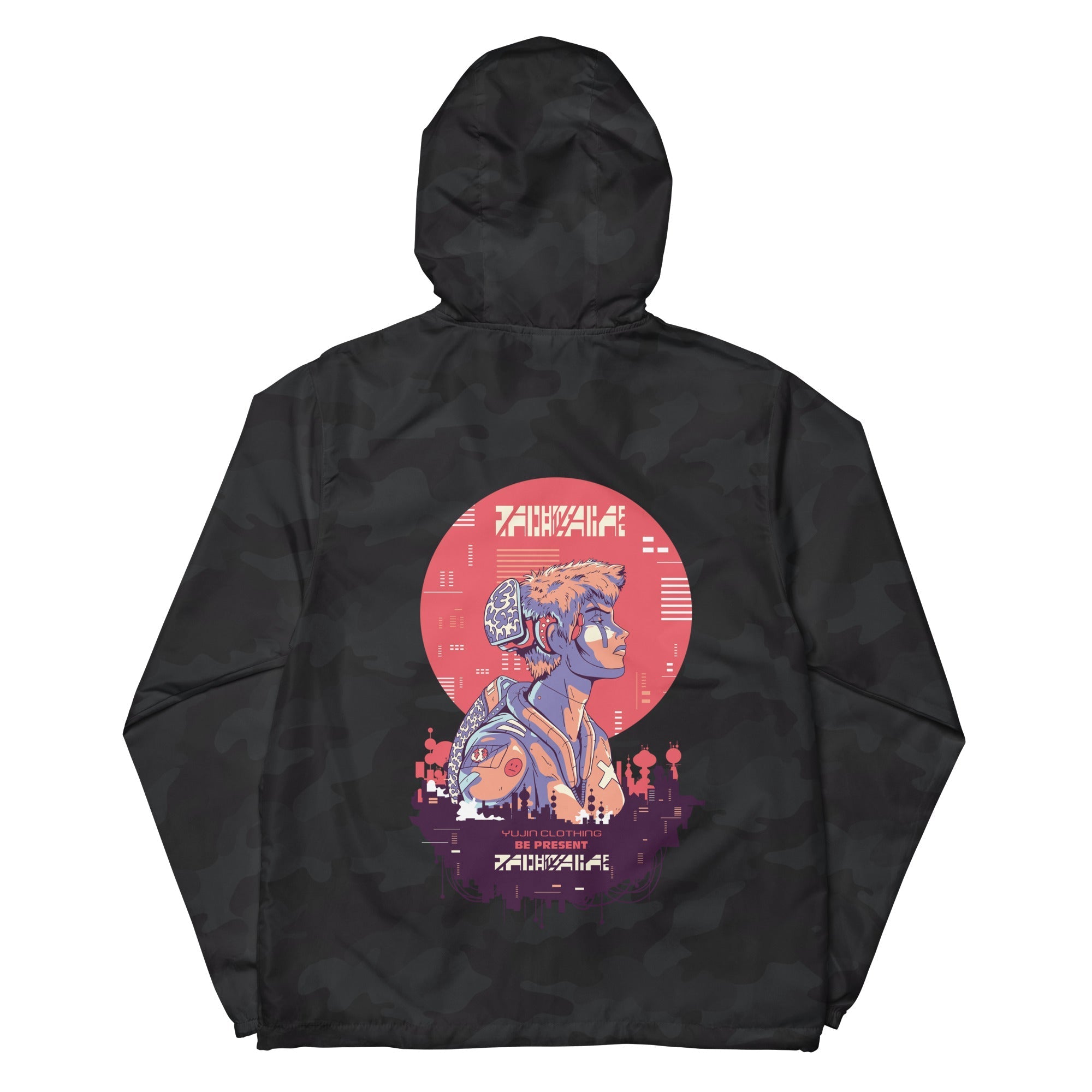 Be Present Windbreaker - Lolomo!