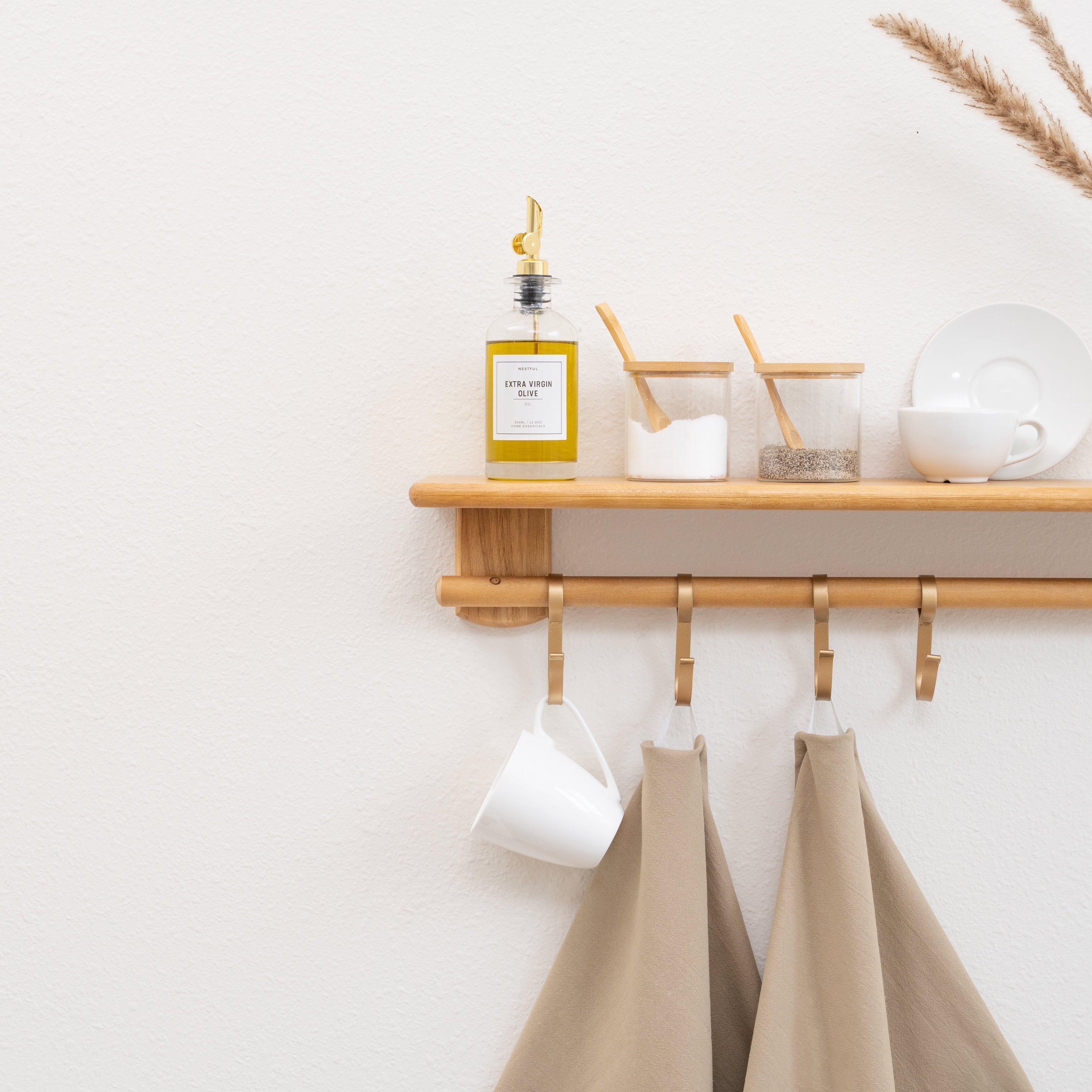 Toallas de cocina hechas con sacos de harina