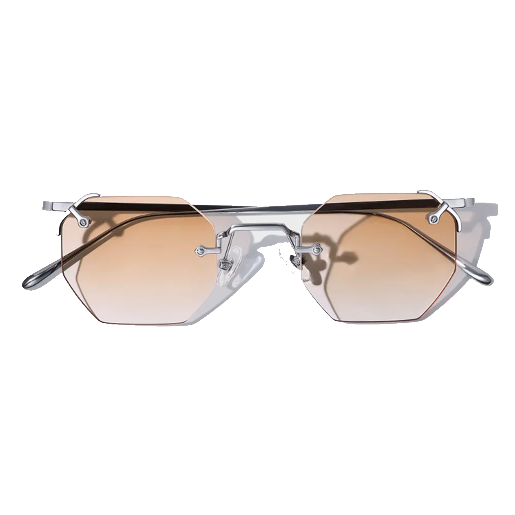 Aplos Metal Hexagon Sunglasses - Lolomo!