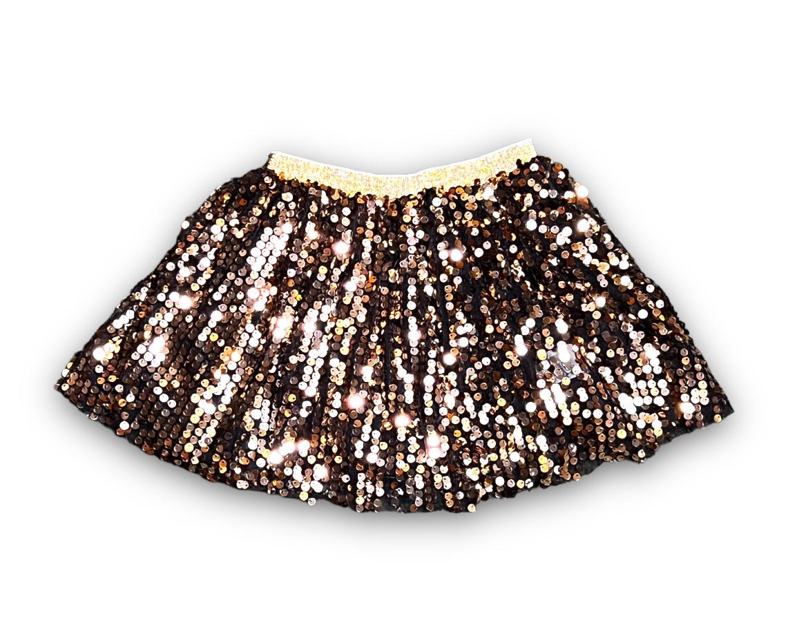 Black and Gold Sequin Adult Tutu - Lolomo!