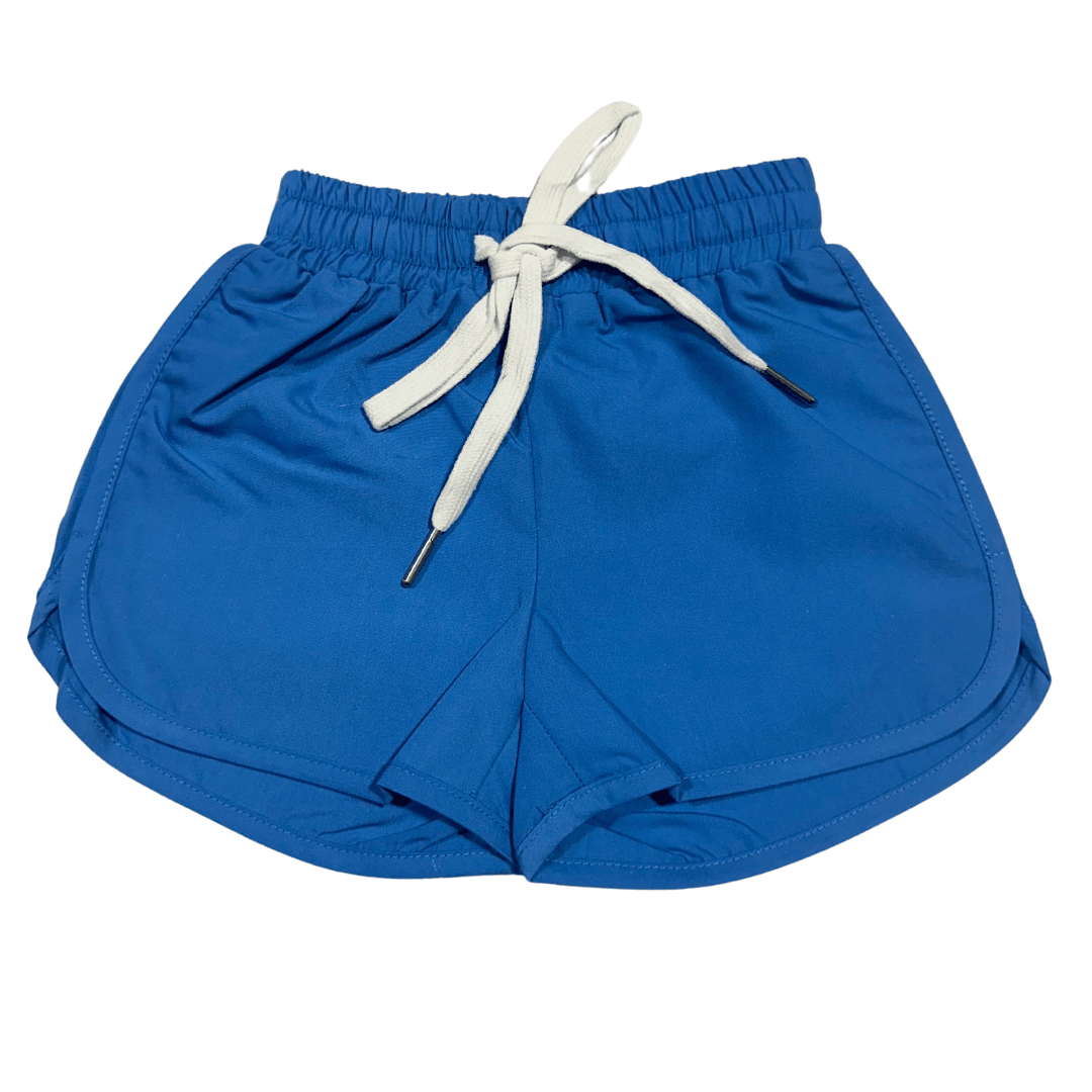 Blue Athletic Kid Shorts - Lolomo!