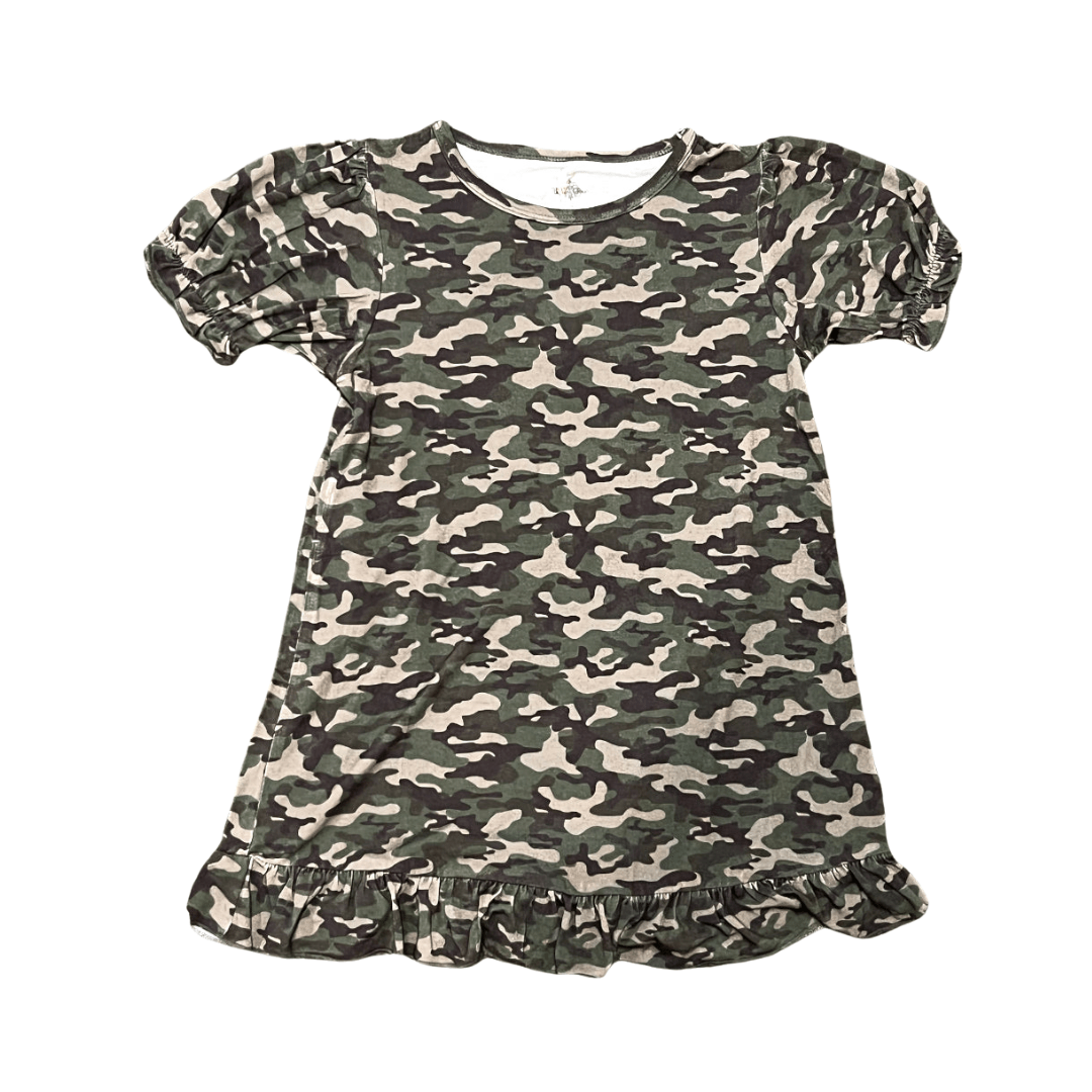 Camo Bamboo Play Dress - Lolomo!