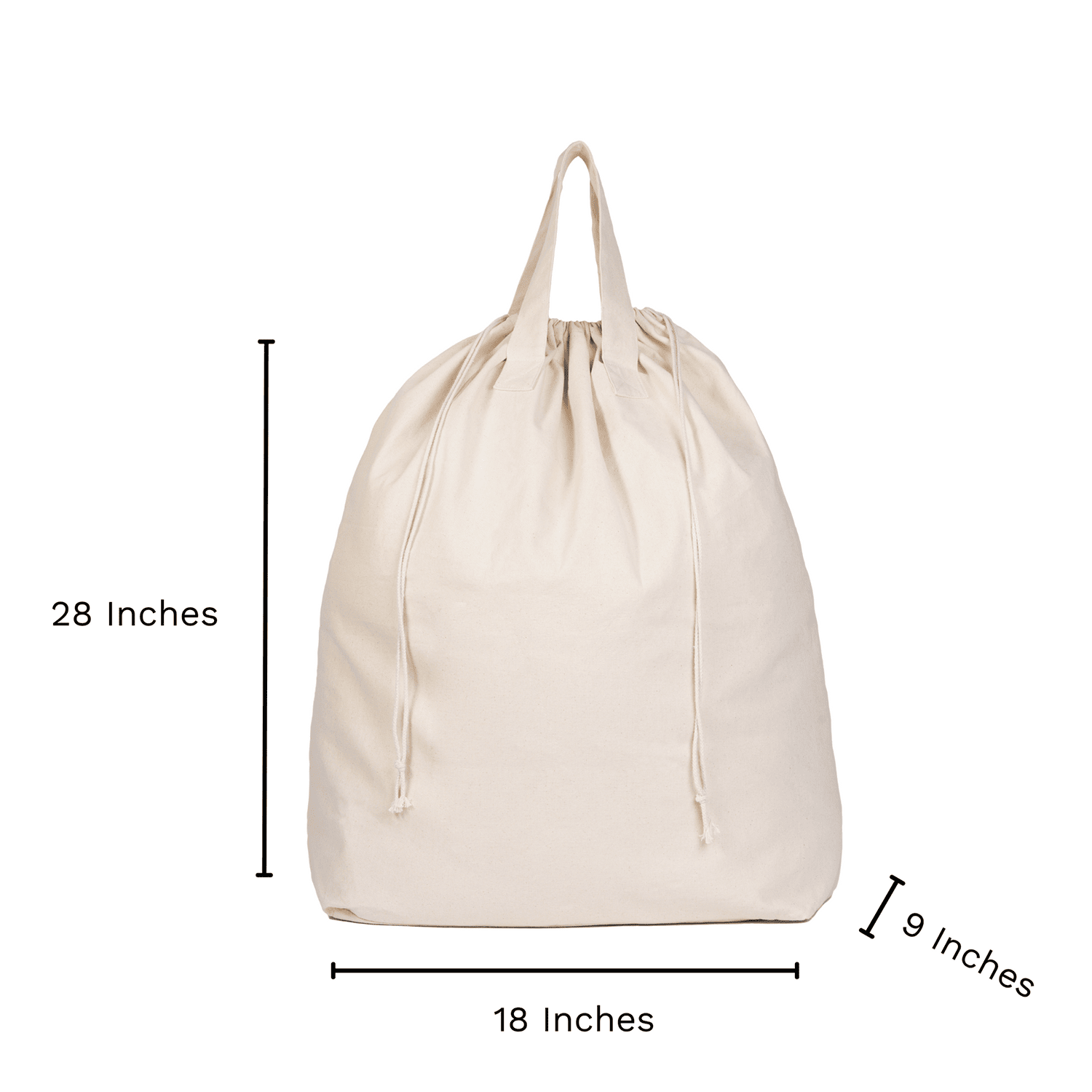 Bolsa de lavandería de lona