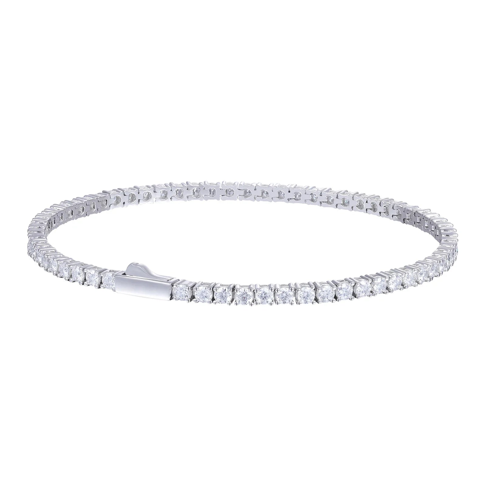 Célestin Lévêque Silver Tennis Bracelet 2.5mm - Lolomo!