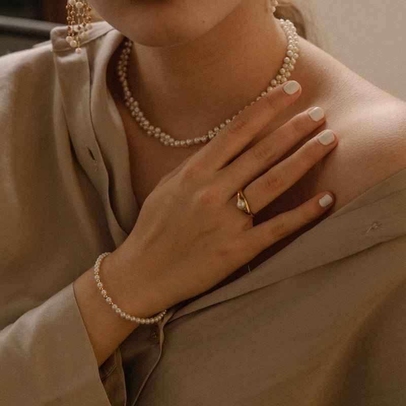 CORINE 18K GOLD PLATED RING