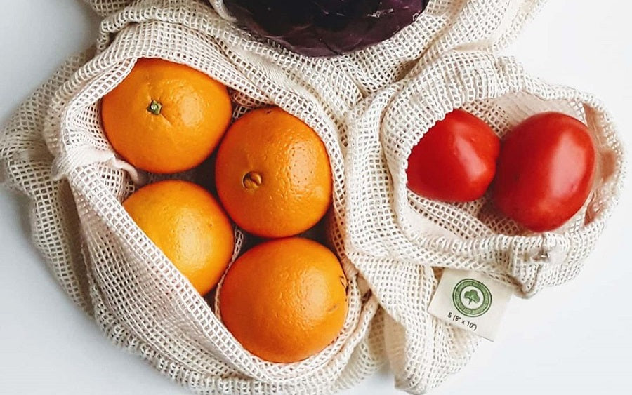 Bolsas de malla para productos agrícolas