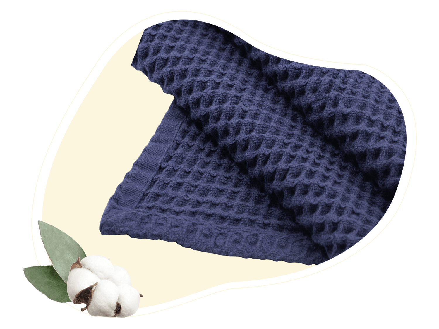 Manta de tejido gofre