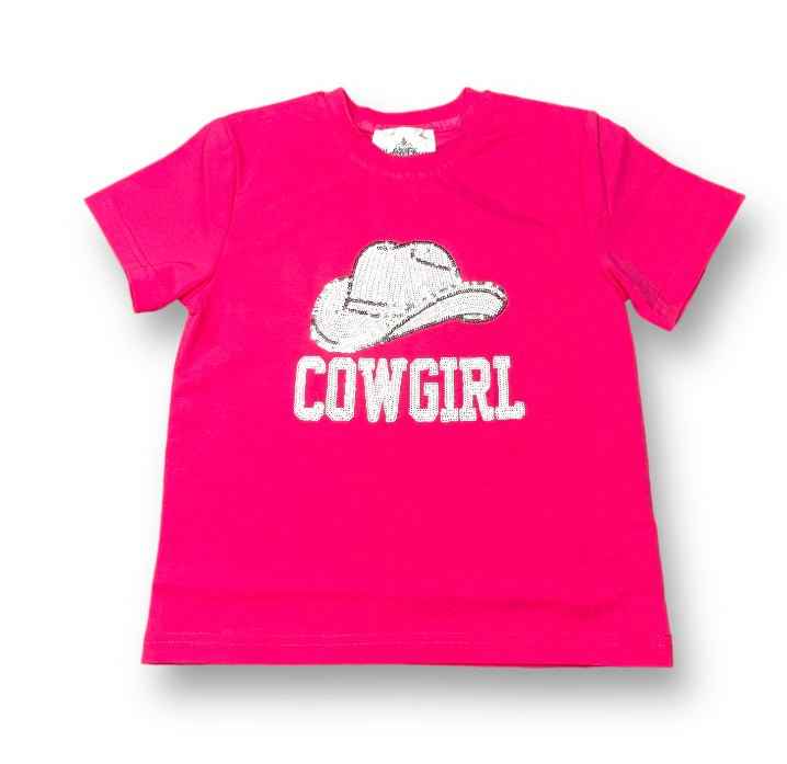 Cowgirl Sequin Kid Shirt - Lolomo!