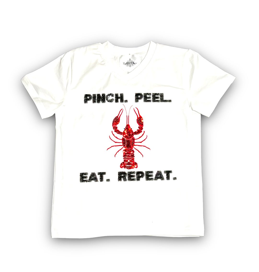 Crawfish Sequin Adult Shirt