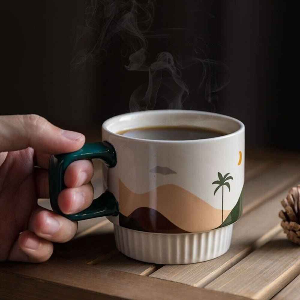 Desert Vibe Artisanal Mug | Handcrafted Ceramic