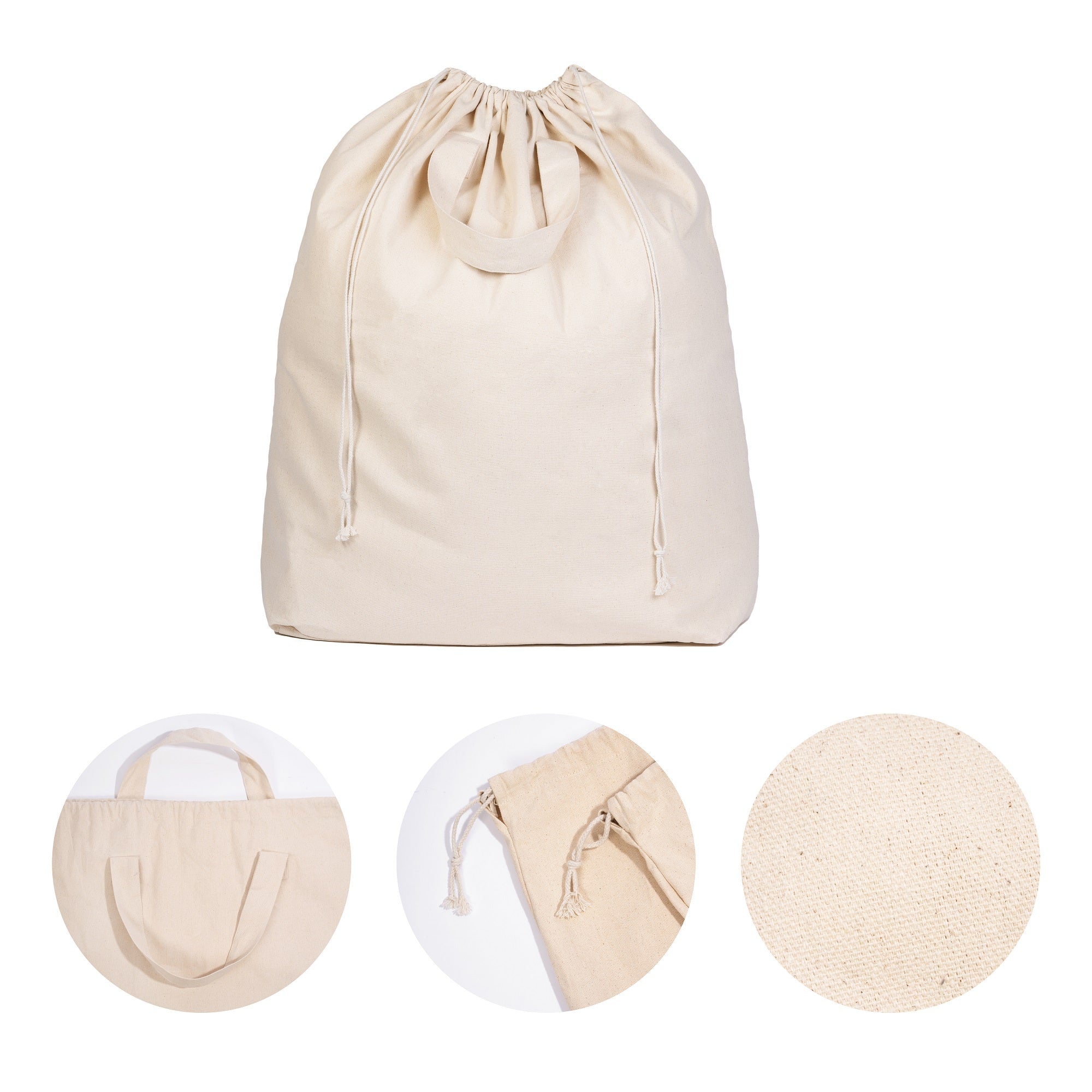 Bolsa de lavandería de lona