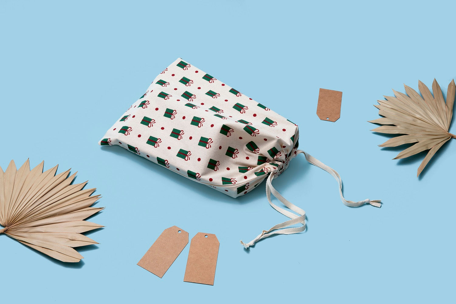 Bolsas de regalo de tela - Juego de 4