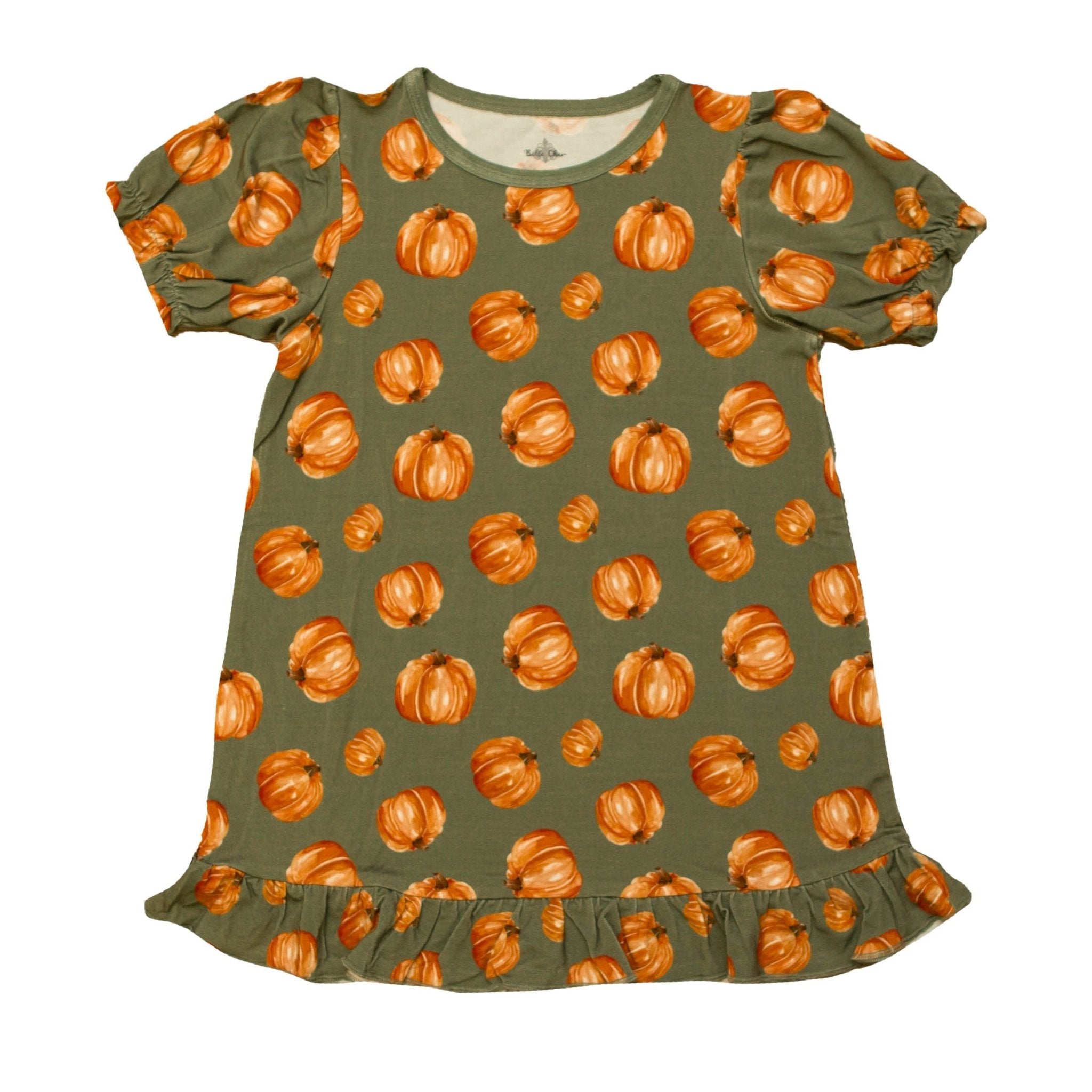 Fall Pumpkins Bamboo Play Dress - Lolomo!