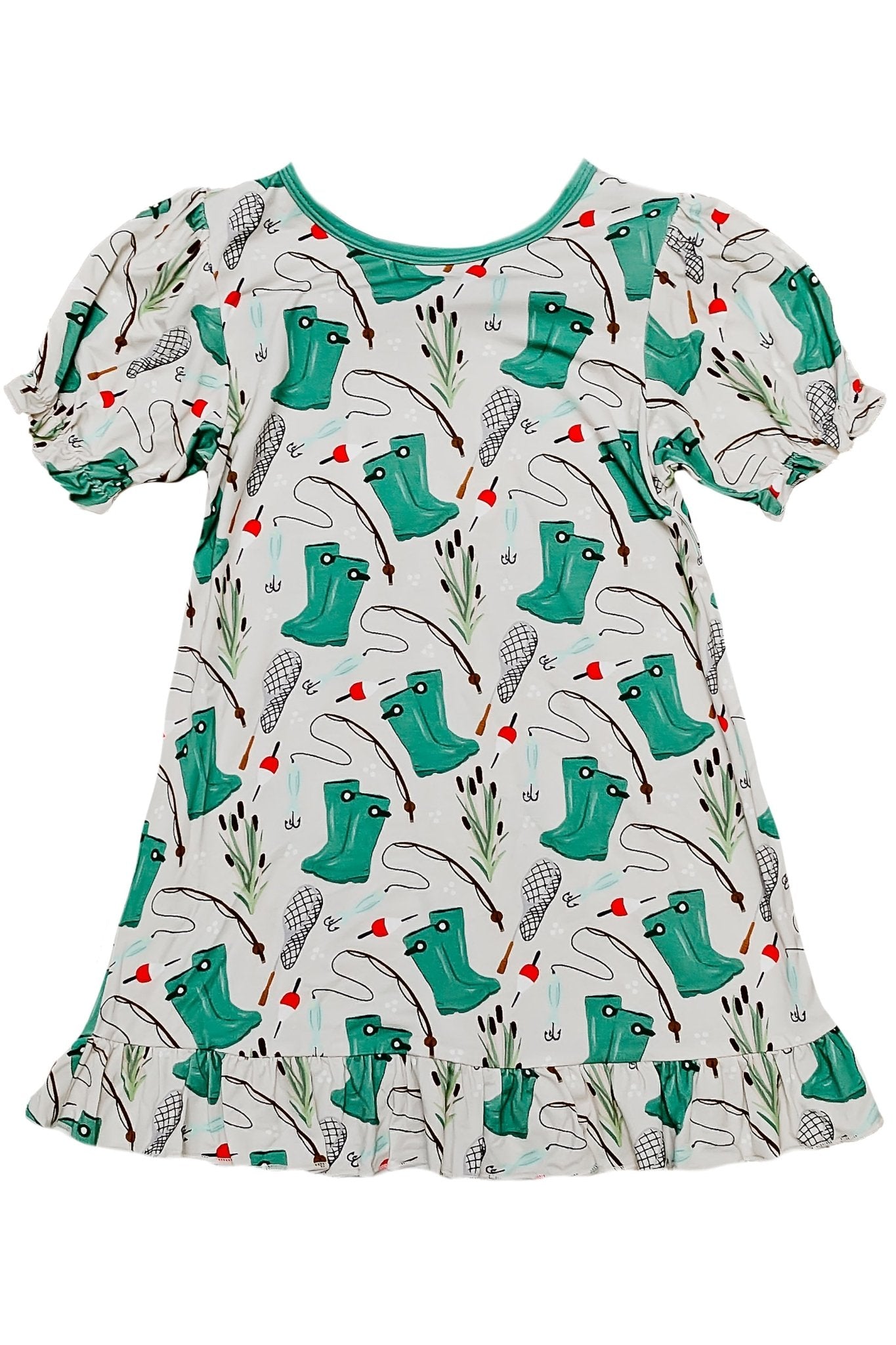 Fishing Bamboo Play Dress - Lolomo!