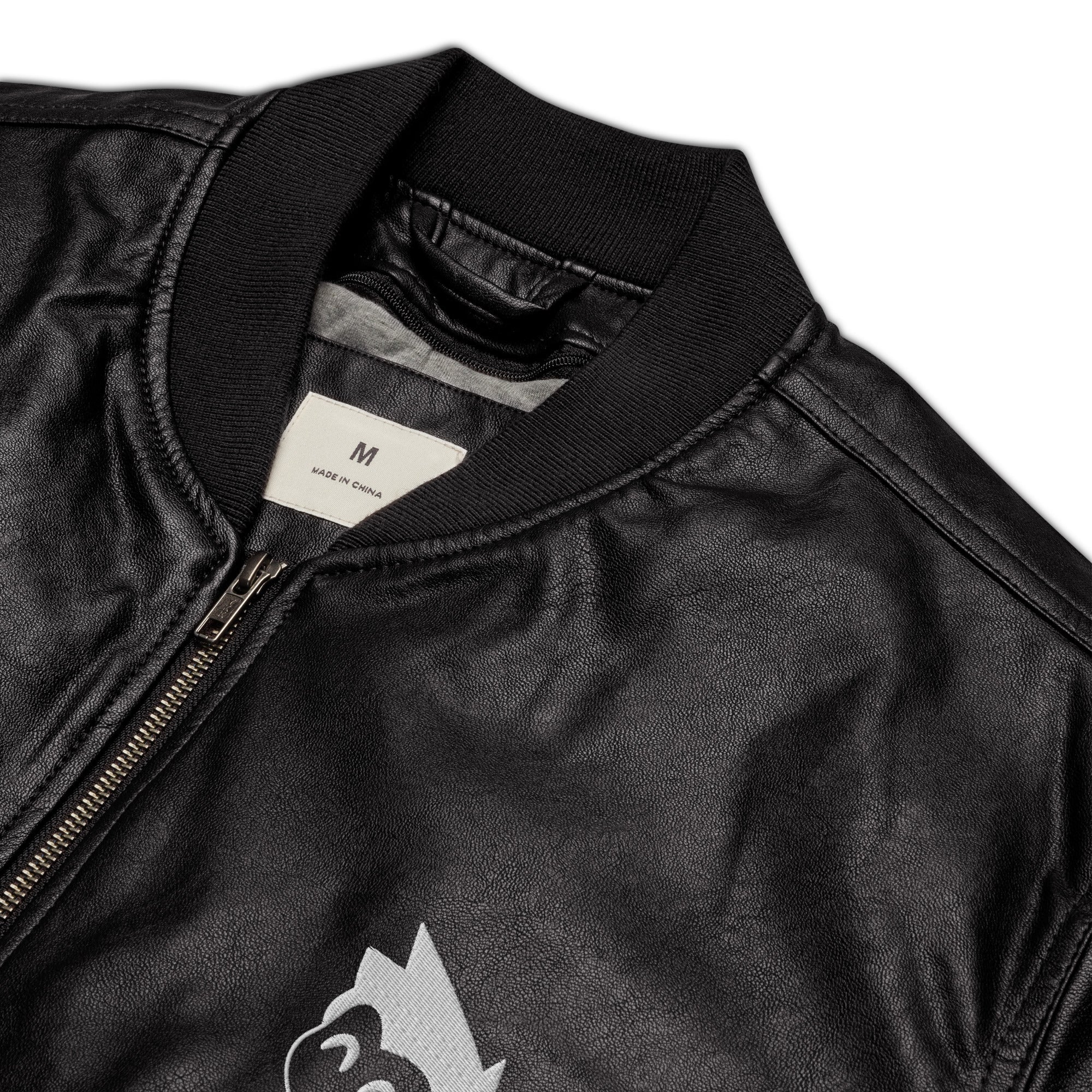 Gimbo Leather Bomber Jacket - Lolomo!