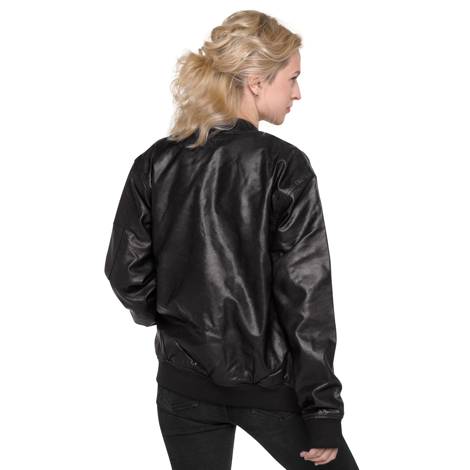 Gimbo Leather Bomber Jacket - Lolomo!