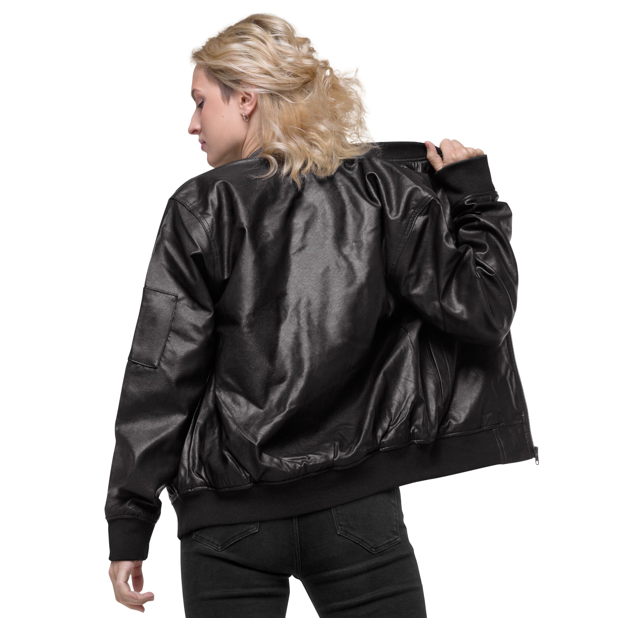 Gimbo Leather Bomber Jacket - Lolomo!