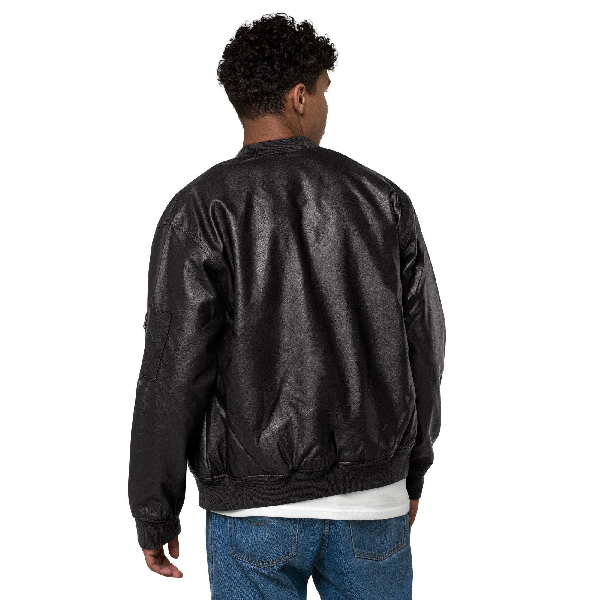 Gimbo Leather Bomber Jacket - Lolomo!
