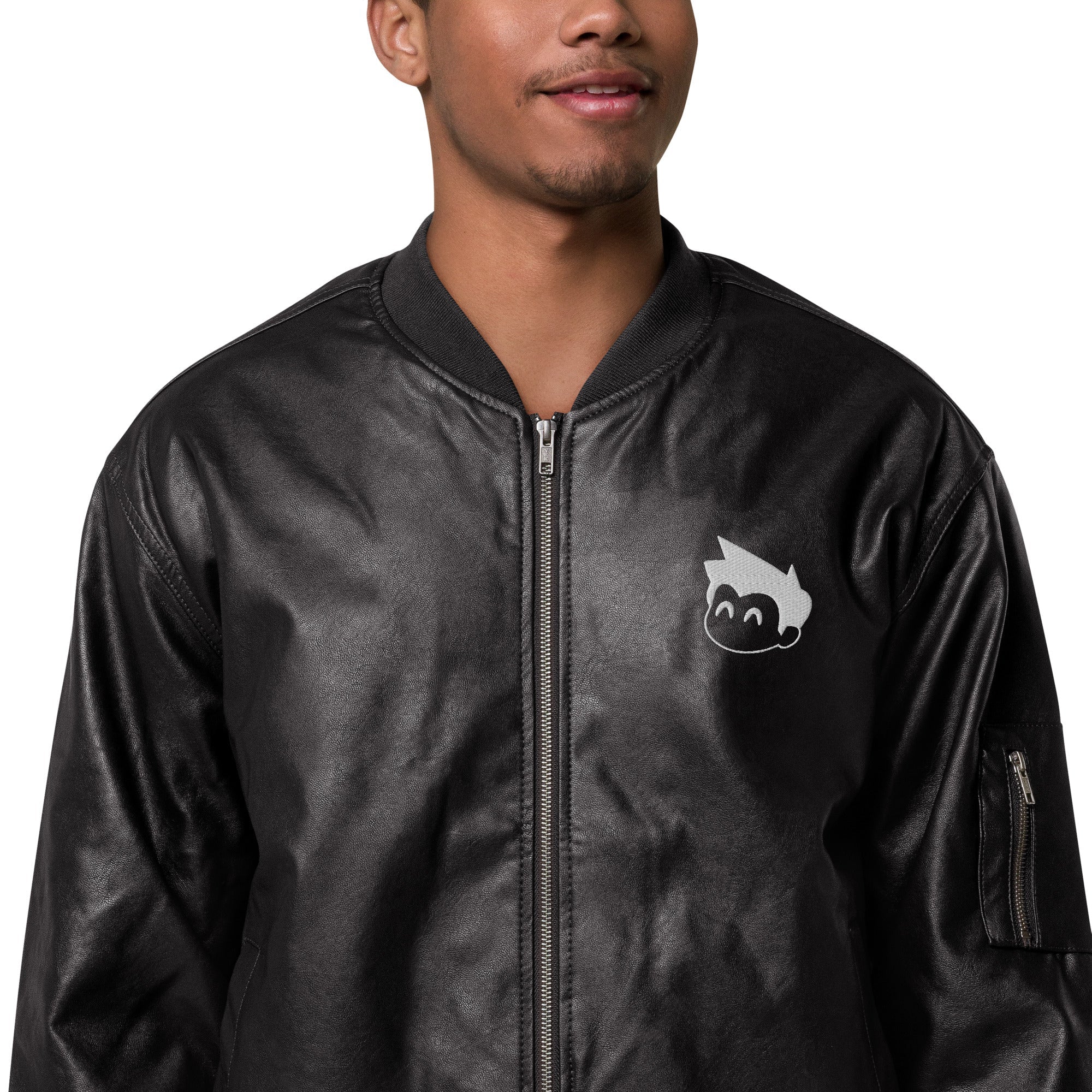 Gimbo Leather Bomber Jacket - Lolomo!