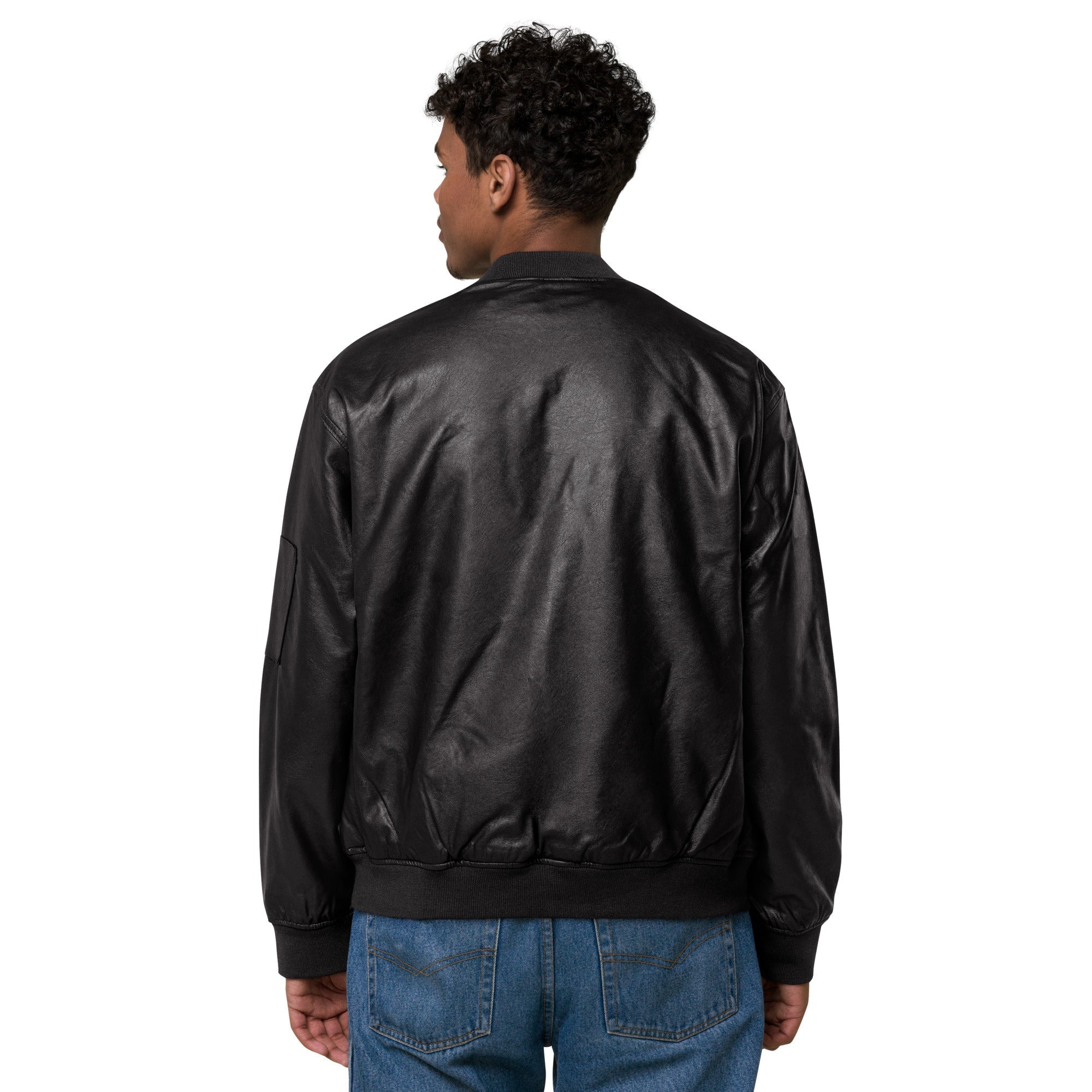 Gimbo Leather Bomber Jacket - Lolomo!