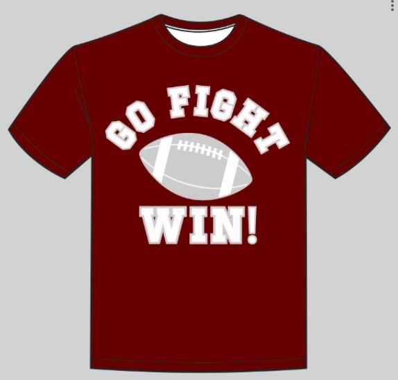 Go, Fight, Win Maroon Modal Shirt - Lolomo!