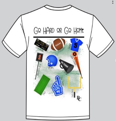 Go Hard Royal Blue Shirt - Lolomo!