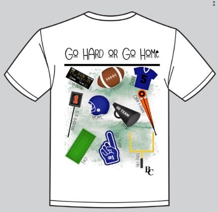 Go Hard Royal Navy Shirt - Lolomo!
