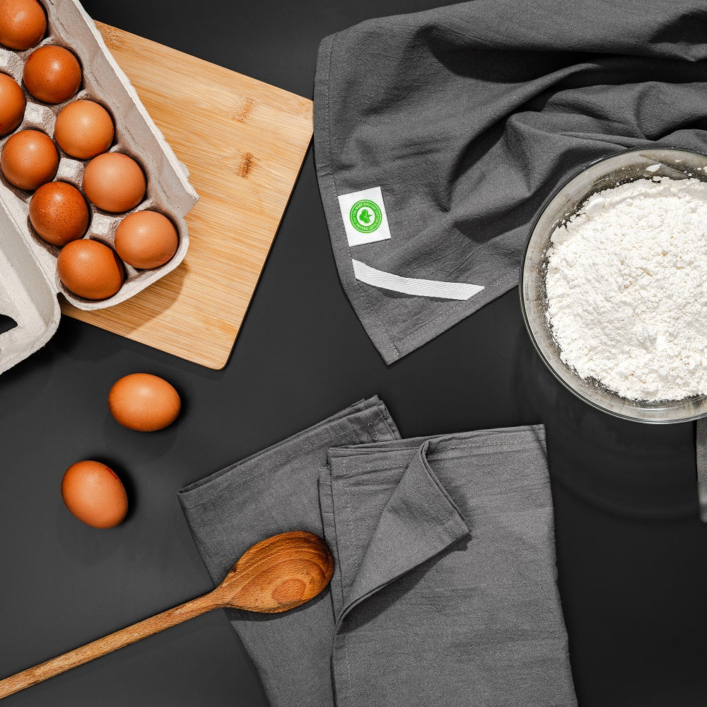 Toallas de cocina hechas con sacos de harina