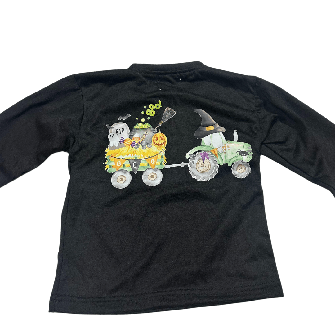 Halloween Tractor Long Sleeve Kid - Lolomo!