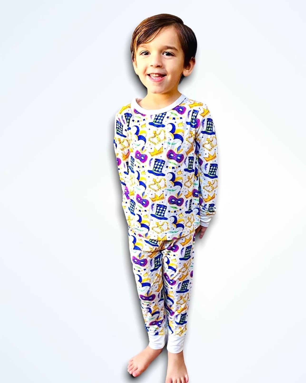 Mardi Gras Bamboo Pajamas - Lolomo!