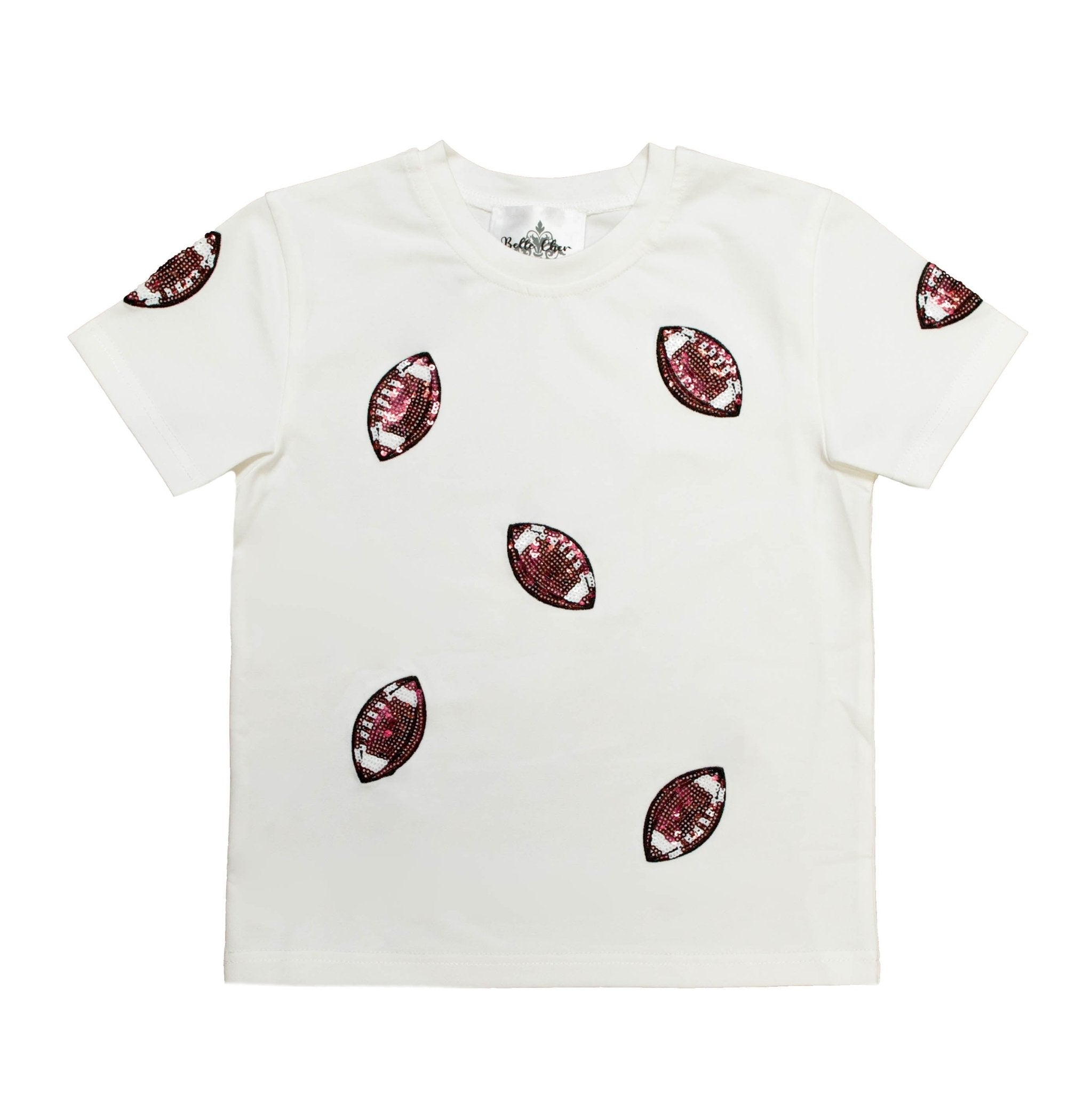Maroon Football Kid Shirt - Lolomo!