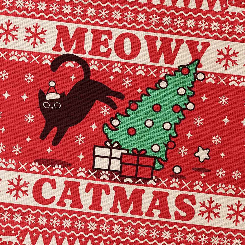 Meowy Christmas Ugly Sweatshirt