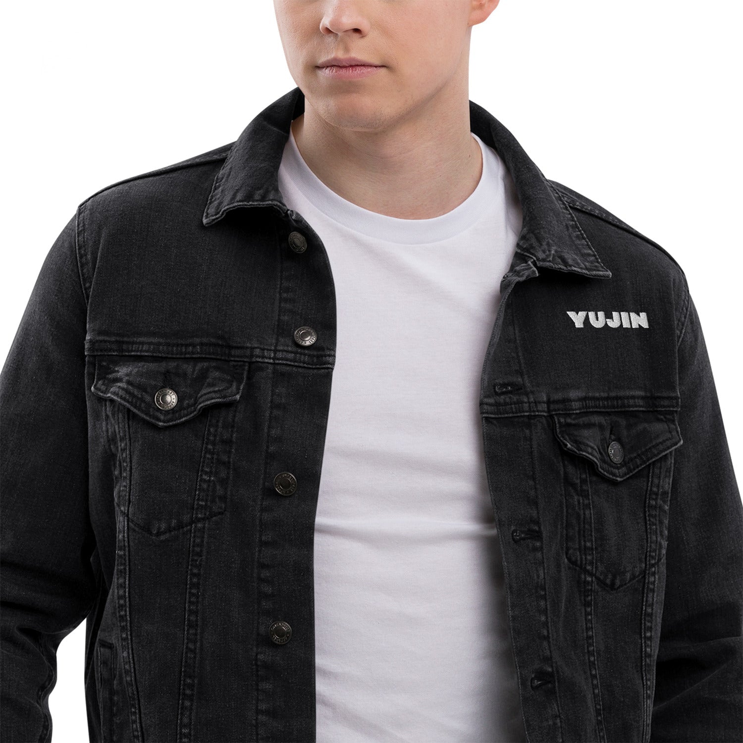 Never Give Up Denim Jacket - Lolomo!