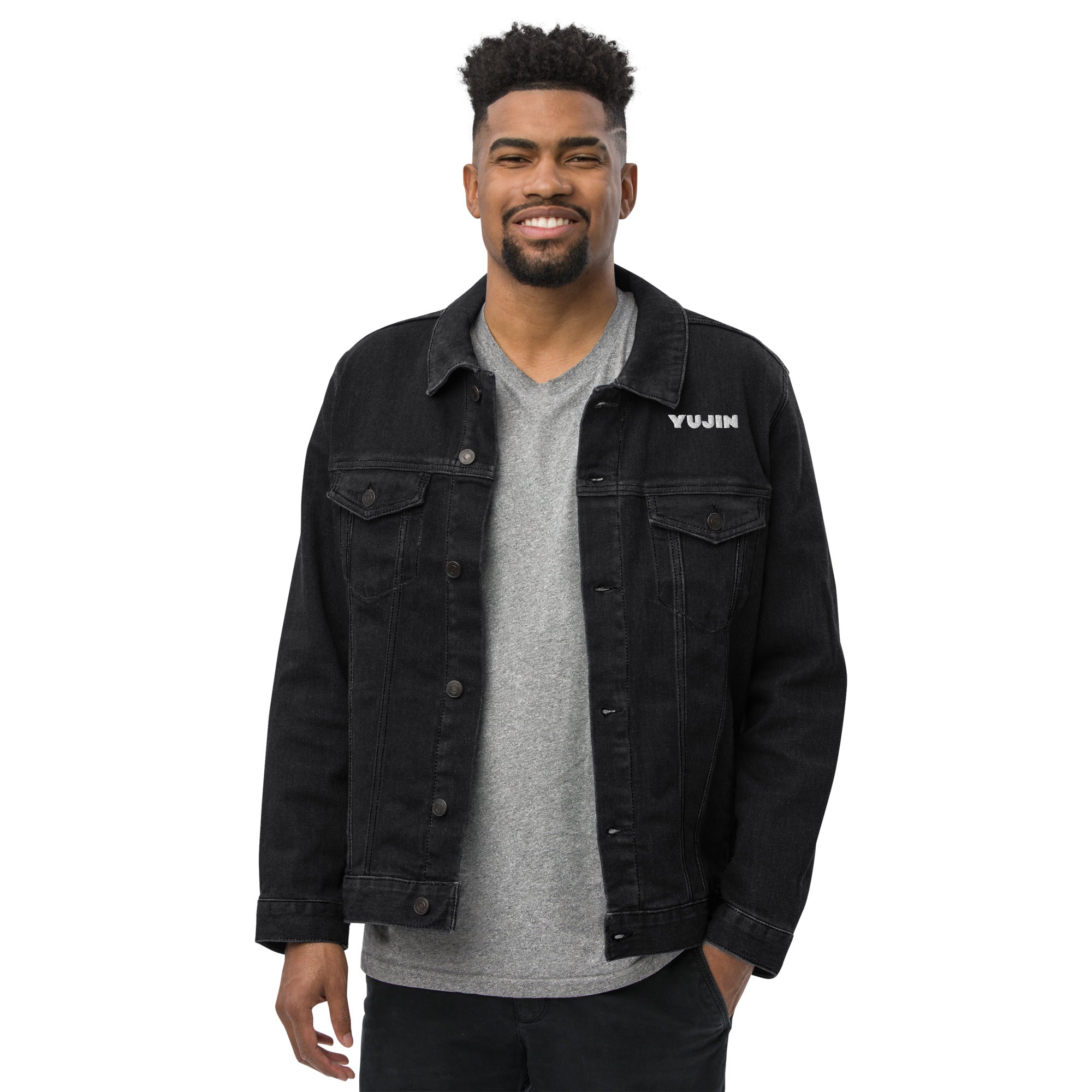 Never Give Up Denim Jacket - Lolomo!