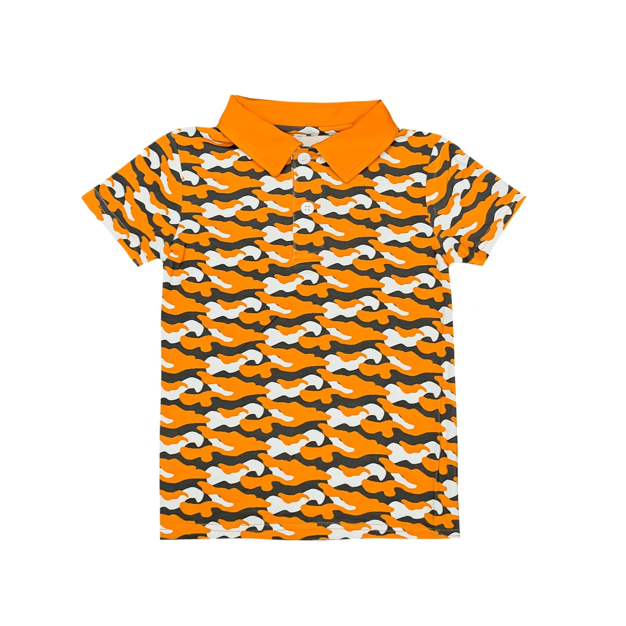 Orange Camo Polo - Lolomo!