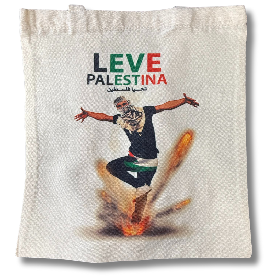 Palestine Tote Bags with Diverse Palestinian Symbols