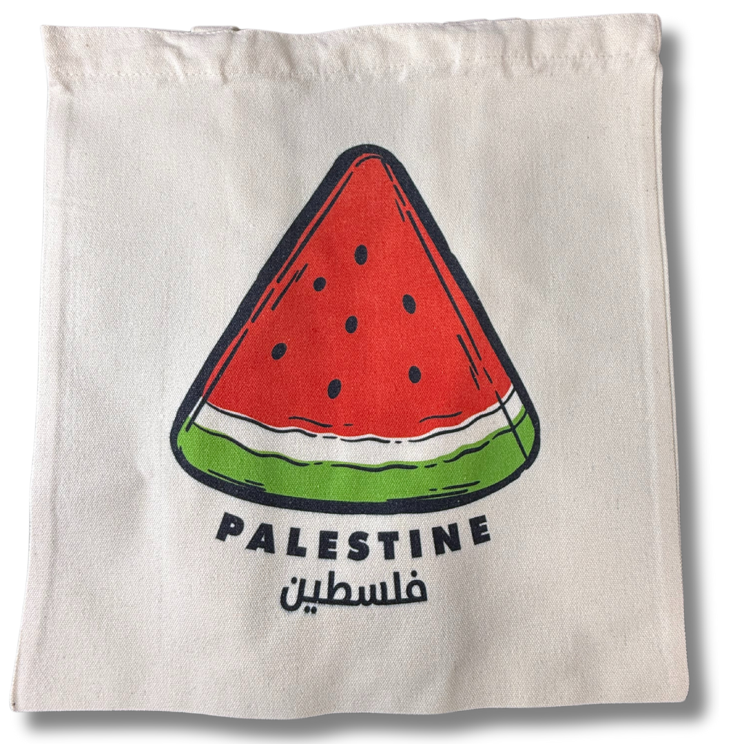 Palestine Tote Bags with Diverse Palestinian Symbols